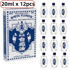 White Flower Balm Oil (Hoe Hin) 20ml - Pack of 12 Bottles-Pain Relief Oil picture