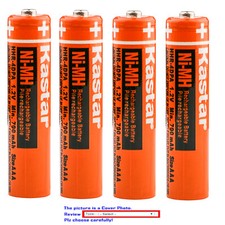 Kastar Ni-MH HR03 AAA rechargeable Battery for Panasonic 1.2V 400mAh BK40AAABU picture