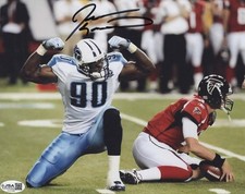 Jevon Kearse autographed signed 8x10 photo NFL Tennessee Titans JSA COA picture