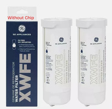 2 PACK GE XWFE Refrigerator Water Filter Replacment - Without Chip picture