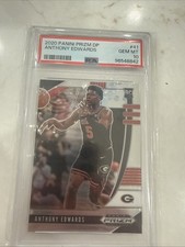 2020 Panini Prizm Anthony Edwards RC #41 Georgia, Minnesota T Wolves Gem Mint 10 picture