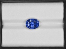 Certified 6.10 Ct Natural Shiny Flawless Blue Sapphire Oval Cut Loose Gemstone picture