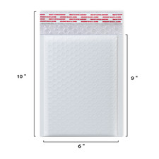 25pc 6x9 in #0  Poly Bubble mailer Padded Envelopes Bubble Shipping Bags picture