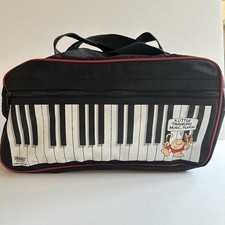 Vintage 1983 Ziggy Comics Cartoon Duffle Bag Piano Keyboard Music 16” RARE picture