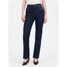 NWOT Madewell 90's Straight High Rise Dark Wash Jeans Size 27 picture