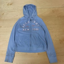 Aeropostale 00s Zip Up Womens Hoodie Sz L picture