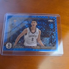 2025-26 Topps Chrome - Egor Demin #258 Blue X-Fractor (RC) picture