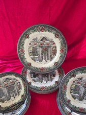 Royal Stafford Christmas Home Dinnerware Set, English Transferware for 4 (12pc) picture