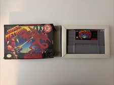 Super Metroid SNES First Print Green “Only For Nintendo” Box + Game Tested picture