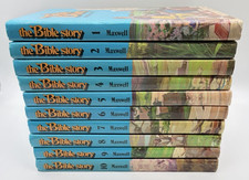 THE BIBLE STORY Books Arthur S. Maxwell Complete Set Volume 1-10 Vintage 1975-81 picture