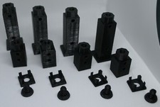 4x Egg Crate Frag Rack Legs 3D Printed in PETG Set 4 of each picture