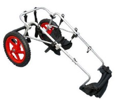 USED BEST FRIEND MOBILITY DOG WHEELCHAIR LARGE ALUMINUM LIGHTWEIGHT CART picture