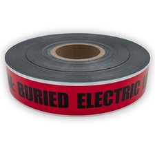 Buried Electrical Line Caution Tape - Detectable Underground Tape - 2 picture