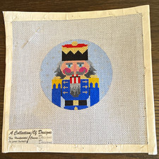 A Collection Of Designs Nutcracker Hand Painted Needlepoint Canvas Multi picture
