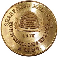 (1857) Philadelphia PA-469kpb (R-4) Dry Goods Sharpless Bros Merchant Token N53 picture