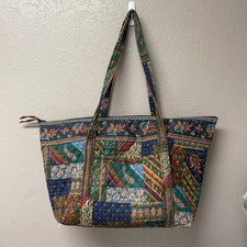 Vintage Retired VERA BRADLEY Designs Rare Medley Print Large 22” Duffel Bag picture