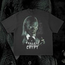 Monarch Wear Tales from the Crypt T-Shirt Crypt Keeper Horror Black picture