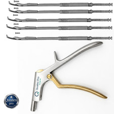 Premium German Kerrison Rongeur Set 1–5mm Rotating Shaft Stainless Steel picture