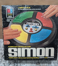 Vintage Electronic Simon Game Milton Bradley in Box with Instructions picture