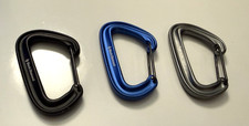 Black Diamond Carabiner - blue/silver/black - Climbing Gear - USED picture