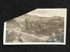The Dalles Oregon OR Rowena Crest Columbia River Wasco Co Antique Snapshot Photo picture
