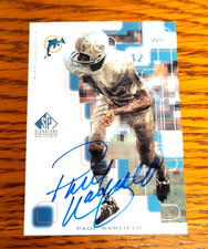 1999 SP Signature Edition - Signatures Paul Warfield picture