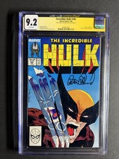Incredible Hulk #340 1988 CGC JSA 9.2 Signed Peter David Cert 4594967001 picture