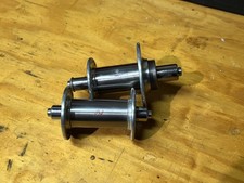 Vintage Phil Wood 36-Hole Silver Aluminum 120/100mm Spacing Road Bike Hubs picture