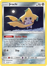 1x Jirachi 99/181 RARE Team Up Pokemon TCG Card NM picture