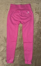 GYMSHARK Vital Seamless 2.0 Leggings in Super-Set Pink/Marl - Size Medium picture