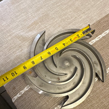 Goulds 56381 impeller 5 vein CF8M 316 stainless steel 3196 pump. picture