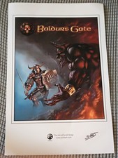 *SIGNED* Baldur's Gate Poster Print 11x17 - Scott Greig - Hero & Monster picture