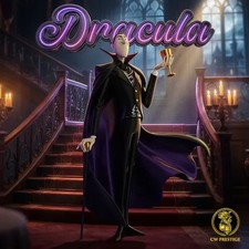 Dracula Statue 11 Inches Tall Fully Colored USA SELLER picture