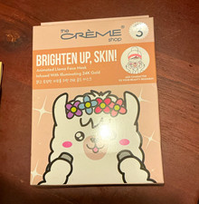 The Crème Shop Brighten Up, Skin 24K Gold Sheet Mask Set x3 Rose SPF 5 2.64oz picture