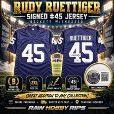 Rudy Ruettiger Notre Dame Fighting Irish Signed Jersey #45 BAS Witnessed picture