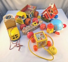 Vintage Fisher Price Lot Of 6 Toys-As Is Condition- #760, #136, #773, #145,#151 picture