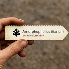 Amorphophallus titanum | Titan Arum | 10 SEEDS - Titan arum | Corpse flower picture