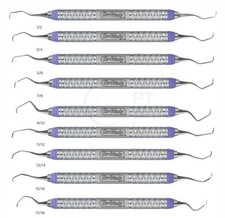 Hu-Friedy Dental Gracey Curette Set of 9 Rigid EverEdge 2.0 #9 Handle Instrument picture