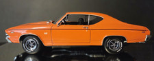RARE Franklin Mint, 1969 Chevrolet Chevelle SS 396, Orange, 1:24 Diecast picture