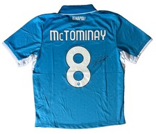 SCOTT MCTOMINAY Rare Hand Signed 24/25 SSC Napoli Home Football Shirt COA picture