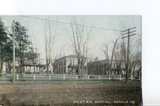 M.K. & T. Railroad Hospital, Sedalia, Mo. Missouri Postcard. Katy Railroad picture
