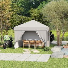10'x10' Pop Up Canopy Tent Adjustable W/ 4 Removable Walls Waterproof Outdoor picture
