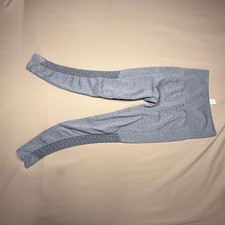 Fabletics Womens Grey Seamless Mesh High Waisted Leggings XS LG1935205-0123-1702 picture