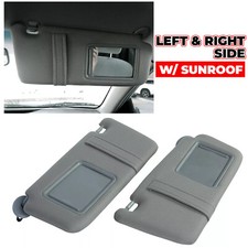 Pair Left & Right Gray Sun Visor For Toyota Camry 2007-2011 With Sunroof picture