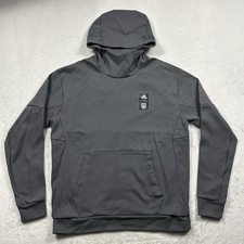 Adidas Austin FC Mens Medium Hoodie Pullover Soccer MLS Sweatshirt Charcoal picture