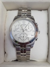 Tissot PR 50 Chronograph Quartz Watch J378/478 White Dial FULL SET Box & Papers picture