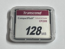 New Transcend TS128MCF220I 128MB Industrial Grade Compact Flash CF Card 220X picture