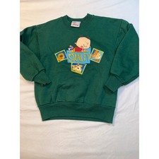 Vintage Disney Store Stanley Playhouse Disney Green Sweatshirt Kids XS 4 5 picture