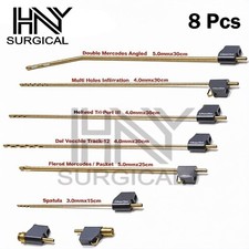 MicroAire Pal Type Fitting Liposuction Cannulas Reusable Set of 8 Pcs picture