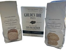Williams Sonoma Bread Baking Mix Bundle 3-Pack French Loaf Rosemary No-Knead picture